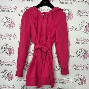Victoria secret plush & lush sweater robe style tie up belt ribbon 🎀 waist